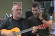 Radio 2 song. Image shows from L to R: Greg Davies, Rhod Gilbert