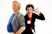 Harry & Paul. Image shows from L to R: Harry Enfield, Paul Whitehouse. Copyright: Tiger Aspect Productions