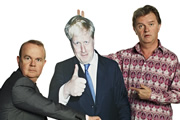 Have I Got News For You. Image shows from L to R: Ian Hislop, Paul Merton. Copyright: BBC / Hat Trick Productions