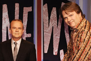 Have I Got News For You. Image shows from L to R: Ian Hislop, Paul Merton. Copyright: BBC / Hat Trick Productions