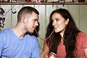 Him & Her. Image shows from L to R: Steve (Russell Tovey), Becky (Sarah Solemani). Copyright: Big Talk Productions