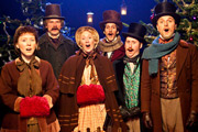 Horrible Histories. Image shows from L to R: Alice Lowe, Simon Farnaby, Martha Howe-Douglas, Jim Howick, Ben Willbond. Copyright: Lion Television / Citrus Television