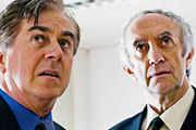 HR. Image shows from L to R: Sam (Nicholas Le Prevost), Peter (Jonathan Pryce). Copyright: BBC