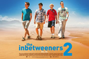 The Inbetweeners 2. Image shows from L to R: Simon Cooper (Joe Thomas), Will MacKenzie (Simon Bird), Jay Cartwright (James Buckley), Neil Sutherland (Blake Harrison). Copyright: Bwark Productions