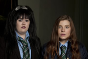 Inside No. 9. Image shows from L to R: Shell (Poppy Rush), Katy (Aimee-Ffion Edwards). Copyright: BBC