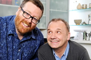 Frankie Boyle And Bob Mortimer's Cookery Show. Image shows from L to R: Frankie Boyle, Bob Mortimer