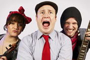 Jonny & the Baptists. Image shows from L to R: Amy Butterworth, Jonny Donahoe, Paddy Gervers