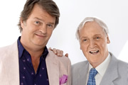 Just A Minute. Image shows from L to R: Paul Merton, Nicholas Parsons. Copyright: BBC