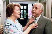 Keeping Up Appearances. Image shows from L to R: Hyacinth Bucket (Patricia Routledge), Richard Bucket (Clive Swift). Copyright: BBC