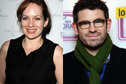 Image shows from L to R: Katherine Parkinson, Dan Skinner