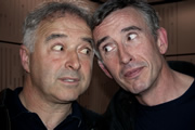 Knowing Steve, Knowing You. Image shows from L to R: Frank Cottrell-Boyce, Steve Coogan. Copyright: BBC