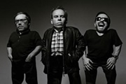 Life's Too Short. Image shows from L to R: Stephen (Stephen Merchant), Warwick (Warwick Davis), Ricky (Ricky Gervais). Copyright: BBC