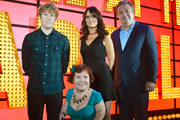 Live At The Apollo. Image shows from L to R: Josh Widdicombe, Tanyalee Davis, Nina Conti, Hal Cruttenden. Copyright: Open Mike Productions