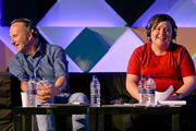 MacAulay And Co. Image shows from L to R: Fred MacAulay, Susan Calman. Copyright: BBC