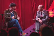 Mat Ricardo's London Varieties - Episode 2. Image shows from L to R: Graham Linehan, Mat Ricardo