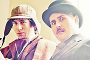 Max & Ivan are Holmes and Watson. Image shows from L to R: Max Olesker, Ivan Gonzalez