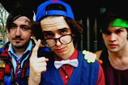 The Midnight Beast. Image shows from L to R: Andrew Wakely, Stefan Abingdon, Ashley Horne