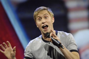 Mock The Week. Russell Howard. Copyright: Angst Productions