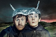 Moone Boy. Image shows from L to R: Sean Murphy (Chris O'Dowd), Martin (David Rawle). Copyright: Baby Cow Productions / Sprout Pictures