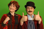 Mr And Mrs Fandango. Image shows from L to R: Barunka O'Shaughnessy, Tom Meeten. Copyright: Roughcut Television