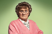 Mrs. Brown's Boys. Agnes Brown (Brendan O'Carroll). Copyright: BBC / BocPix