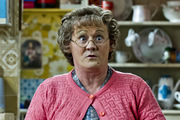 Mrs. Brown's Boys. Agnes Brown (Brendan O'Carroll). Copyright: BBC / BocPix