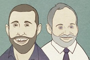 The Museum Of Curiosity. Image shows from L to R: Dave Gorman, John Lloyd. Copyright: BBC