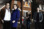 My Family. Image shows from L to R: Ben Harper (Robert Lindsay), Susan Harper (Zoë Wanamaker), Kenzo Harper (Tayler Marshall), Janey Harper (Daniela Denby-Ashe), Michael Harper (Gabriel Thomson). Copyright: DLT Entertainment Ltd. / Rude Boy Productions