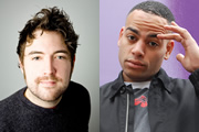 Image shows from L to R: Nick Helm, Ben Bailey Smith