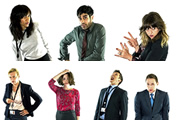 Not Safe For Work. Image shows from L to R: Jeffries (Anastasia Hille), Katherine (Zawe Ashton), Jenny (Sophie Rundle), Danny (Sacha Dhawan), Anthony (Tom Weston-Jones), Angela (Jo Hartley), Nathanial (Samuel Barnett). Copyright: Clerkenwell Films