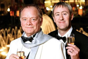 Only Fools And Horses. Image shows from L to R: Del (David Jason), Rodney (Nicholas Lyndhurst). Copyright: BBC