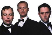 On The Town With The League Of Gentlemen. Image shows from L to R: Steve Pemberton, Mark Gatiss, Reece Shearsmith. Copyright: BBC