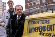 Only Fools And Horses. Image shows from L to R: Rodney (Nicholas Lyndhurst), Del (David Jason). Copyright: BBC