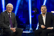 Parkinson: Masterclass. Image shows from L to R: Michael Parkinson, Eddie Izzard