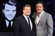 Piers Morgan's Life Stories. Image shows from L to R: James Corden, Piers Morgan