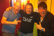 Richard Herring's Edinburgh Fringe Podcast 2012. Image shows from L to R: Marek Larwood, Richard Herring, Doug Segal