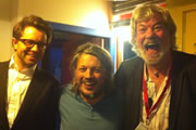 Richard Herring's Edinburgh Fringe Podcast 2012. Image shows from L to R: Matthew Osborn, Richard Herring, Matthew Kelly