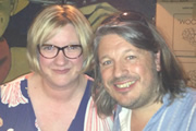 Richard Herring's Edinburgh Fringe Podcast 2013. Image shows from L to R: Sarah Millican, Richard Herring