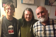 Richard Herring's Edinburgh Fringe Podcast 2013. Image shows from L to R: David Kay, Richard Herring, Alexei Sayle