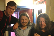 Richard Herring's Edinburgh Fringe Podcast 2013. Image shows from L to R: Ed Gamble, Richard Herring, Ian Boldsworth