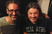 Richard Herring's Edinburgh Fringe Podcast 2013. Image shows from L to R: David Baddiel, Richard Herring