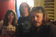 Richard Herring's Edinburgh Fringe Podcast 2013. Image shows from L to R: Bridget Christie, Ed Byrne, Richard Herring