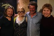 Richard Herring's Edinburgh Fringe Podcast 2013. Image shows from L to R: Richard Herring, Carly Smallman, Rory McGrath, Josh Widdicombe