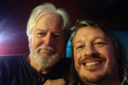 Richard Herring's Edinburgh Fringe Podcast 2013. Image shows from L to R: Ian Lavender, Richard Herring