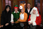 The Rob Brydon Show. Image shows from L to R: Alice Cooper, Rob Brydon, Jack Dee, Bryn Terfel, Jo Brand. Copyright: Arbie