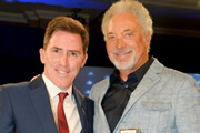 Image shows from L to R: Rob Brydon, Tom Jones