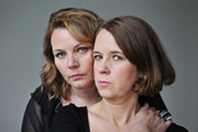 Image shows from L to R: Joanna Scanlan, Vicki Pepperdine