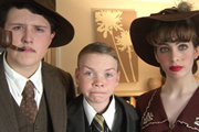 School Of Comedy. Image shows from L to R: Max Brown, Will Poulter, Ella Ainsworth. Copyright: Left Bank Pictures