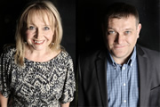 The Show What You Wrote. Image shows from L to R: Fiona Clarke, Gavin Webster. Copyright: BBC