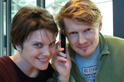 Soloparentpals.com. Image shows from L to R: Rosie (Liz White), Tom (Julian Rhind-Tutt). Copyright: BBC